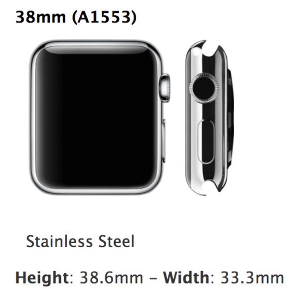 Apple Watch Series 1 38mm Stainless Steel main image 2